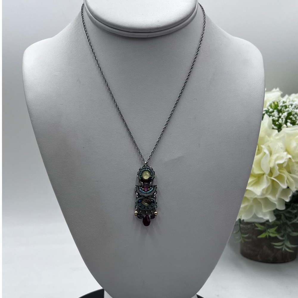 Ayala Bar Turquoise Crown Grace Line Pendant Necklace 2019 Collection Retired